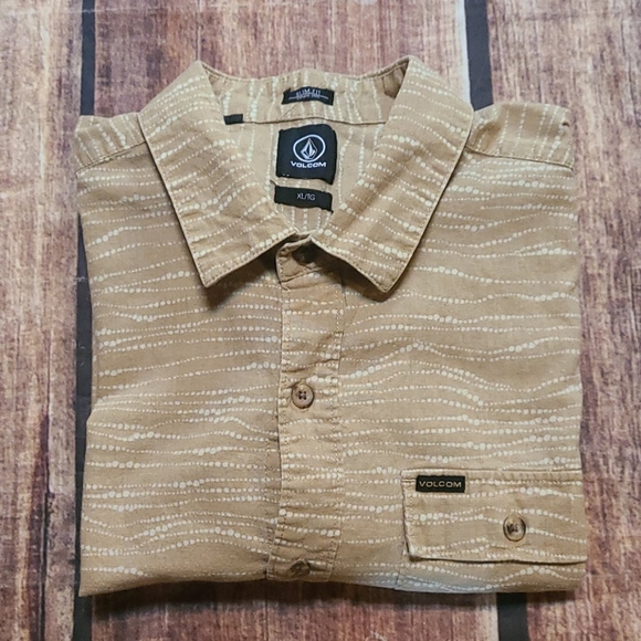 volcom slim fit shirts